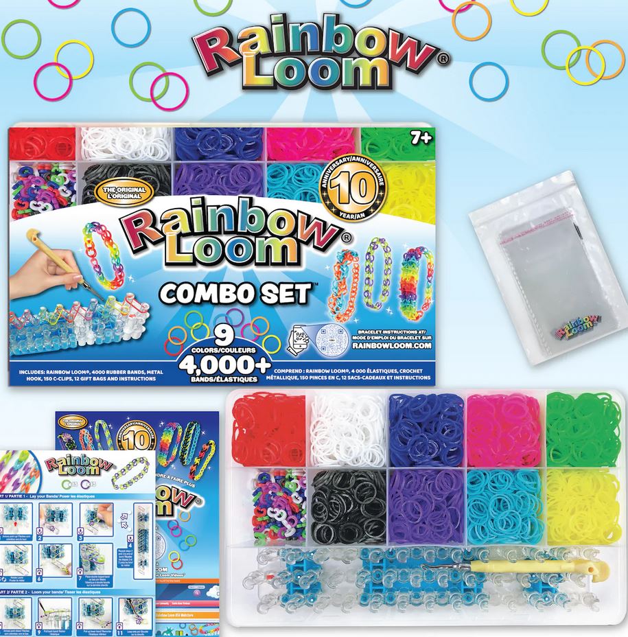 Combo Set -  výrobky a náramky z gumiček