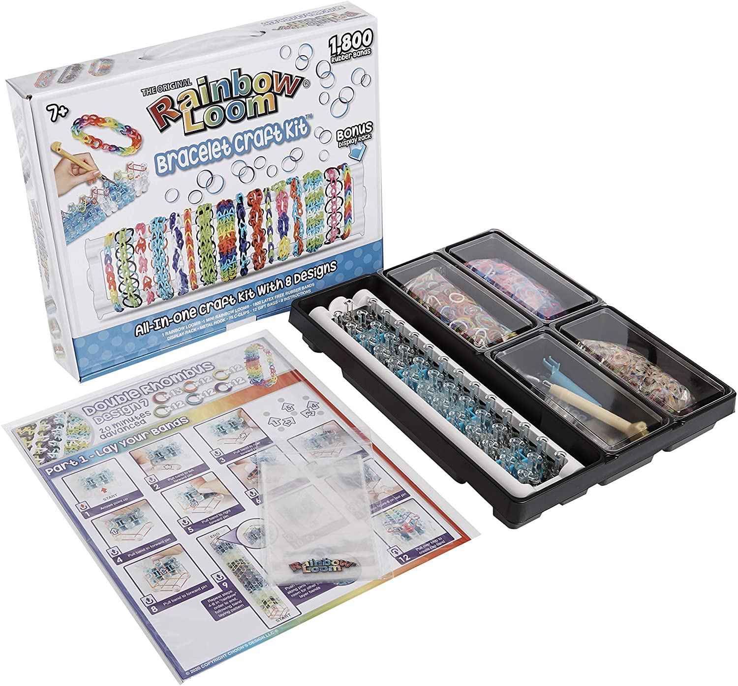 Rainbow Loom® Bracelet Craft Kit - výrobky a náramky z gumiček