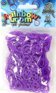 Rainbow Loom® Original-gumičky-600ks- fialová