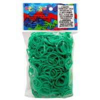 Rainbow Loom® Original-gumičky-600ks-modrozelená