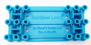 Rainbow Loom® velká modrá spojka stavu