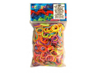 Rainbow Loom® Original-gumičky-600ks-mix barev