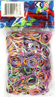 Rainbow Loom® Original-gumičky-600ks-strakatý mix