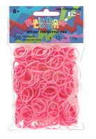 Rainbow Loom® Original-gumičky-300ks-třpytivá červená