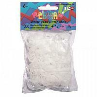 Rainbow Loom® Original-gumičky-300ks-třpytivá bílá