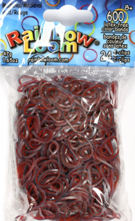 Rainbow Loom® Original-gumičky-600ks-středověké červené