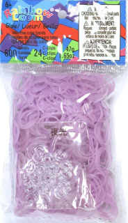Rainbow Loom® Original-gumičky-600ks-svítící fialové