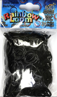 Rainbow Loom® Original- gumičky-600ks-černá